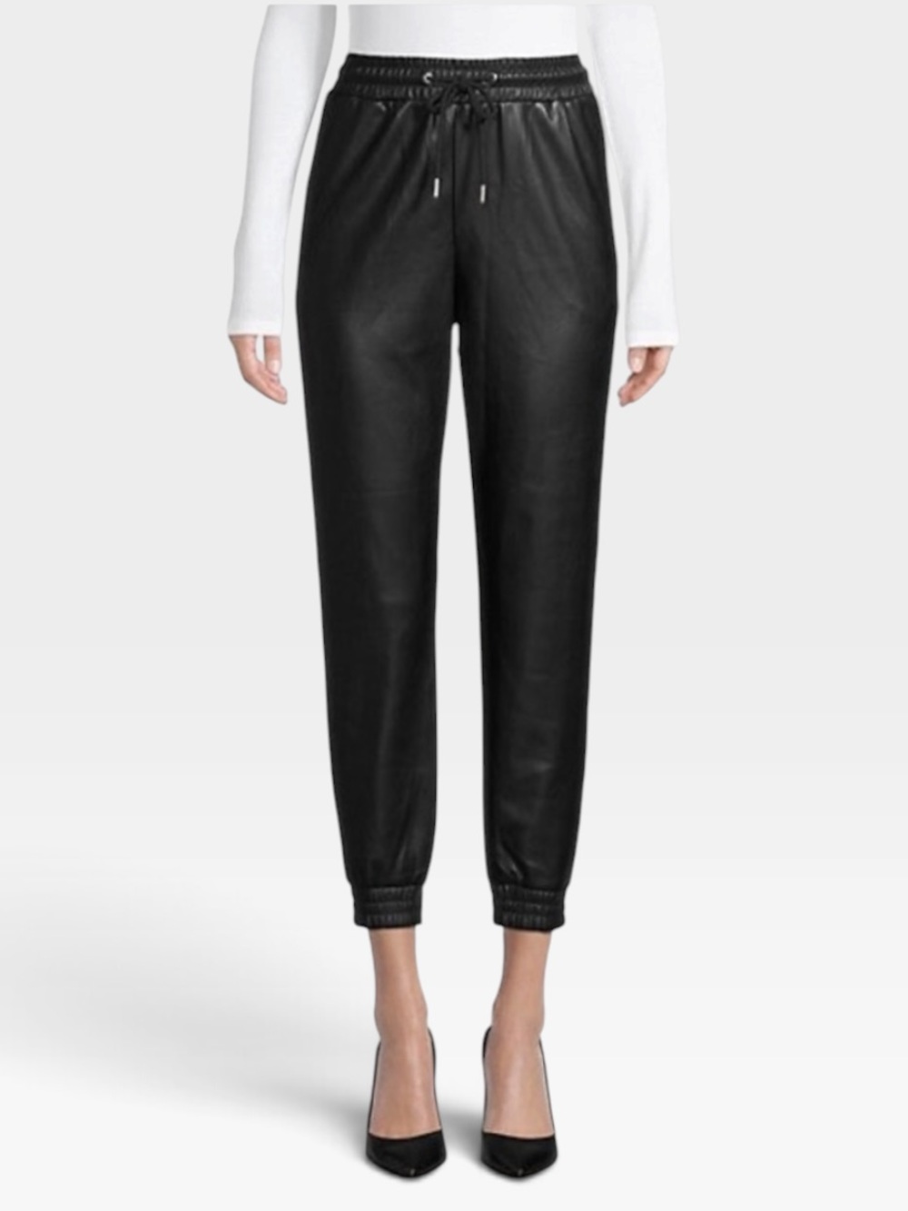 Bagatelle Buttery Soft Faux Leather Joggers Size XS